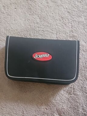 Black Travel Scrabble Game